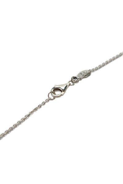 Pandora Womens 925 Silver Cubic Zirconia Halo Pendant Collier Necklace 17"