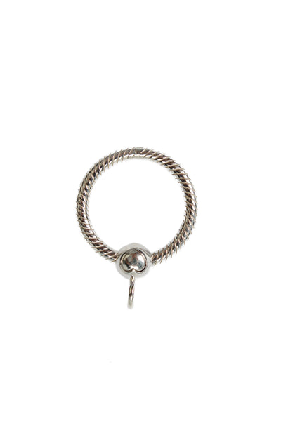 Pandora Womens 925 Silver Moments Small O Pendant 5.7g