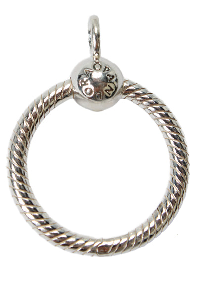 Pandora Womens 925 Silver Moments Small O Pendant 5.7g