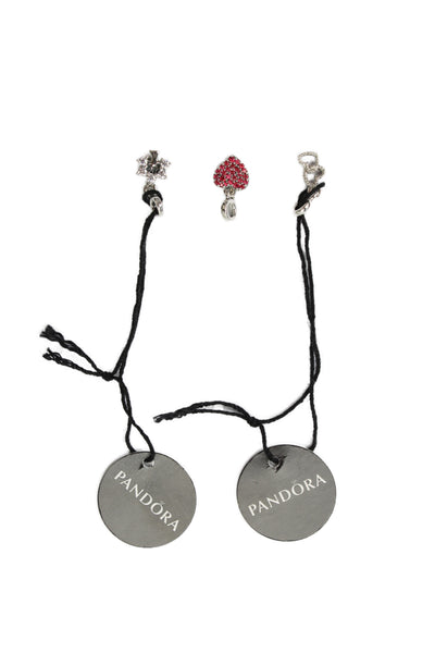 Pandora Womens 925 Silver Multicolor CZ ME Mini Charms Lover LOT 3 NWOT