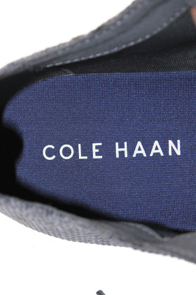 Cole Haan Mens Mesh Canvas Dress Sneakers Gray Size 9.5