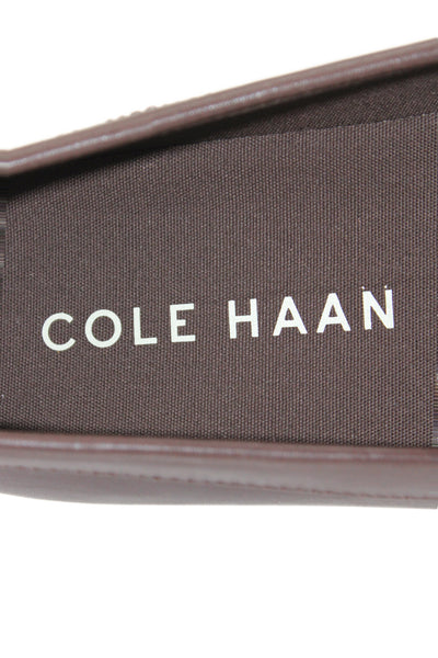 Cole Haan Mens Leather Slip On Loafer Shoes Brown Size 10