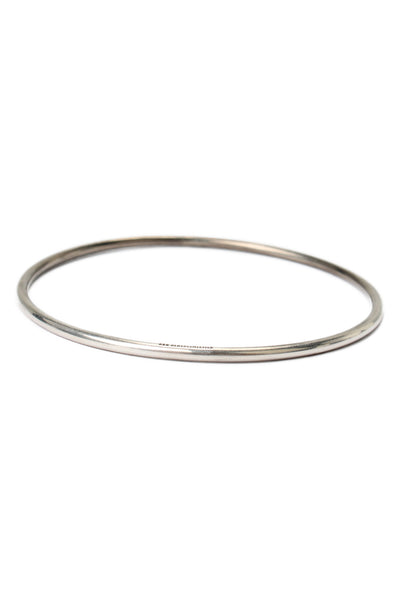 Ann Demeulemeester Womens Sterling Silver Thin Bangle Bracelet 2.5" 10.7g