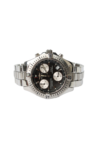 Breitling Mens Stainless Steel Colt A73350 Chronograph Quartz Watch 38mm