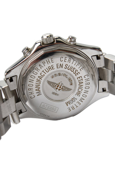 Breitling Mens Stainless Steel Colt A73350 Chronograph Quartz Watch 38mm