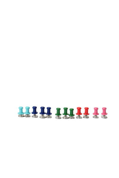 Misha Nonoo x Fry Powers Unisex Multicolor Enamel Husband Shirt Studs Box Set