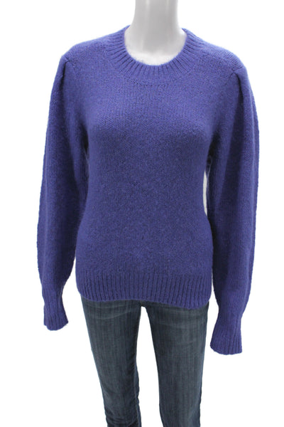 Pistola Womens Purple Crew Neck Pullover Sweater Long Sleeve Size XS