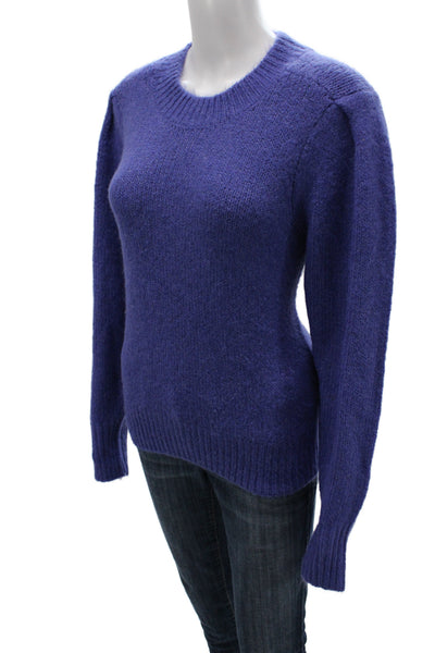 Pistola Womens Purple Crew Neck Pullover Sweater Long Sleeve Size XS