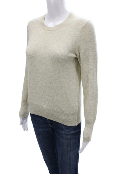 Isabel Marant Etoile Womens Beige Pullover Crewneck Cotton Size 34