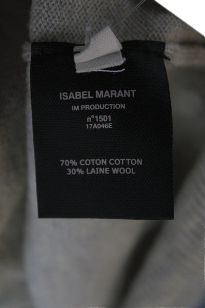 Isabel Marant Etoile Womens Beige Pullover Crewneck Cotton Size 34