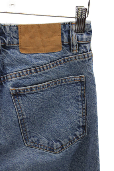 Zara Womens Mom High Rise Blue Jeans Size 2