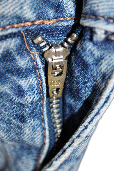 Zara Womens Mom High Rise Blue Jeans Size 2