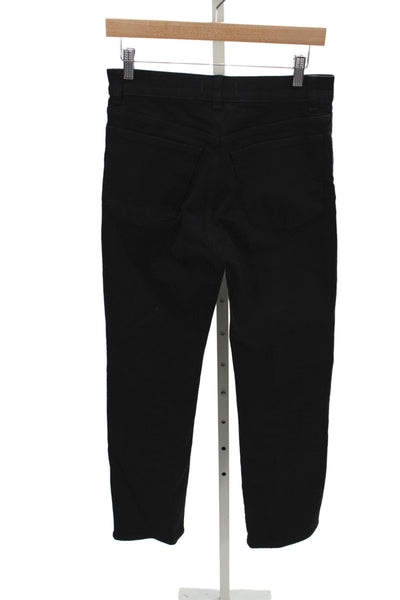 Madewell Women Black Straight Jeans Mid Rise Inseam 28 Size 27