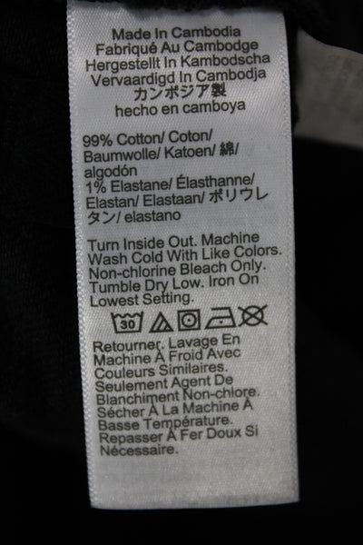 Madewell Women Black Straight Jeans Mid Rise Inseam 28 Size 27