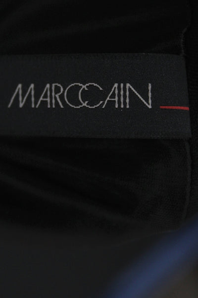 Marccain Women Pencil Skirt Black Knee Length Size 5