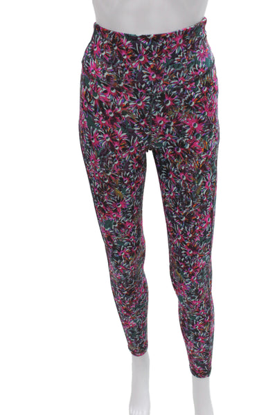 Lululemon Women Ankle Floral Multicolor Leggings Size 8