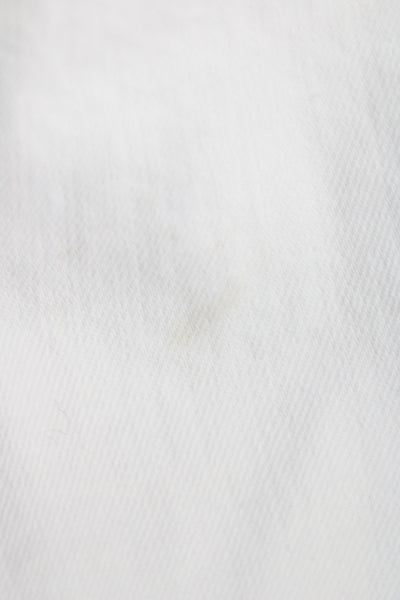 Madewell Womens Cropped White High Rise Cotton Jeans Size 26