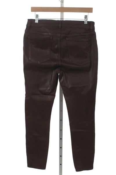 DL1961 Women Purple Skinny Jeans Mid Rise Cotton Blend Inseam 27 Size 32