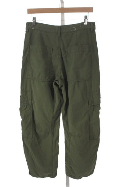 Citizens of Humanity Women Green Cargo Pants 100% Regenerative Cotton Size 27