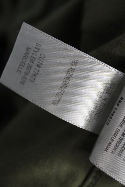 Citizens of Humanity Women Green Cargo Pants 100% Regenerative Cotton Size 27