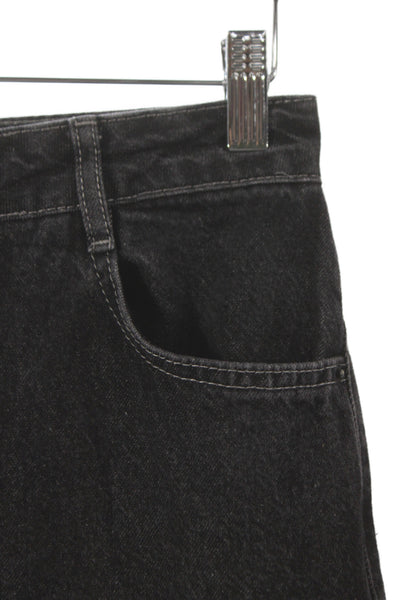 Ksubi Mens Tapered Jeans Black Cotton High Rise 30 Inseam Size 26