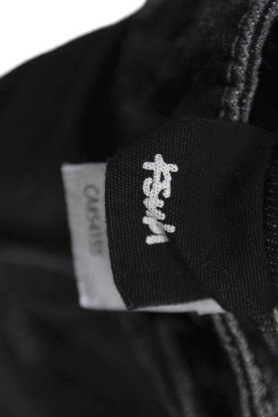 Ksubi Mens Tapered Jeans Black Cotton High Rise 30 Inseam Size 26