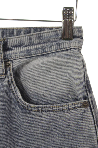Ksubi Womens Straight Jeans Blue High Rise 100% Cotton Size 27