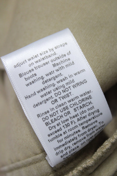 Re/Done Womens Cargo Pants Multicolor Camouflage Button Size XS