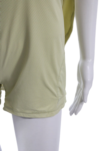 We Wore What Women Beige Collared Sleeveless Mini Tennis Dress Zip Size L