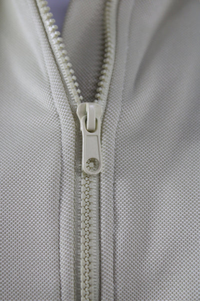 We Wore What Women Beige Collared Sleeveless Mini Tennis Dress Zip Size L