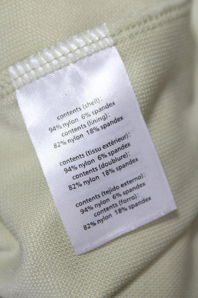 We Wore What Women Beige Collared Sleeveless Mini Tennis Dress Zip Size L