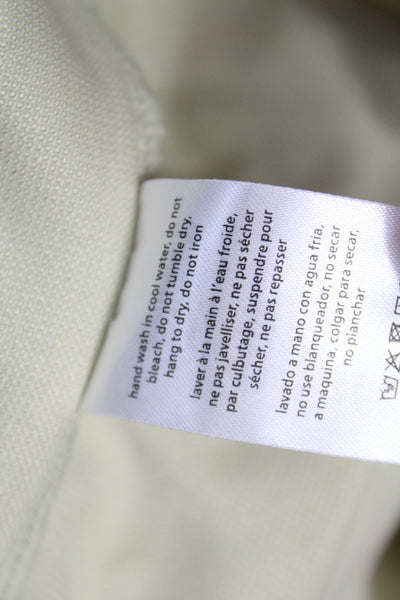 We Wore What Women Beige Collared Sleeveless Mini Tennis Dress Zip Size L