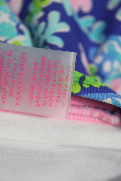 Lily Pulitzer Women Tankini Blue Animal Print Sweetheart Neckline Size 4