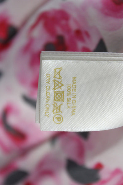 Kate Spade New York Women Pleated Floral Silk Short Skirt Size 6