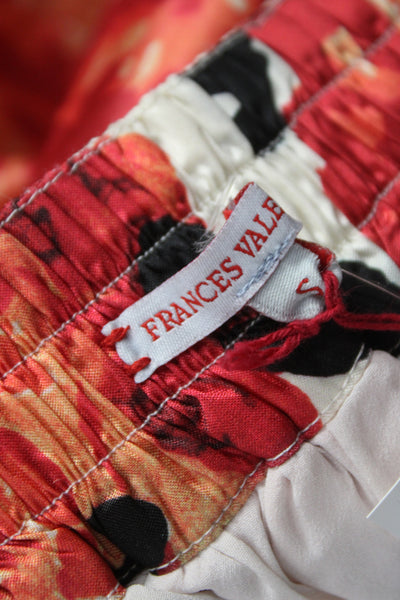 Frances Valentine Women Multicolor Floral Pleated Skirt Size S