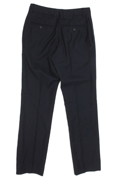 Polo Ralph Lauren Boys Zipper Fly Pleated Straight Leg Dress Pants Navy Size 16