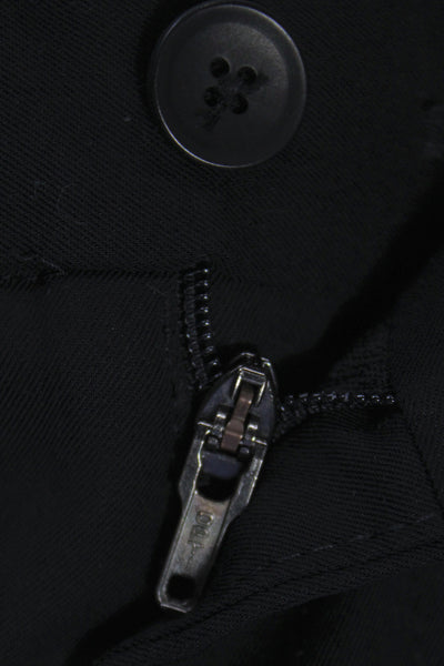 Zara Mens Dress Pants Black Viscose Button Inseam 28 Size 29