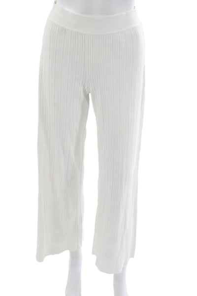 Theory Womens White Sweatpants 65% Rayon Pull On Casual Size PP