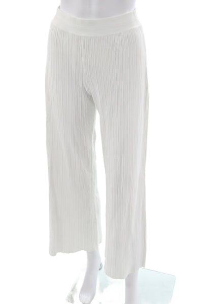 Theory Womens White Sweatpants 65% Rayon Pull On Casual Size PP