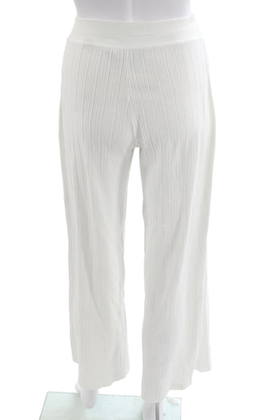 Theory Womens White Sweatpants 65% Rayon Pull On Casual Size PP