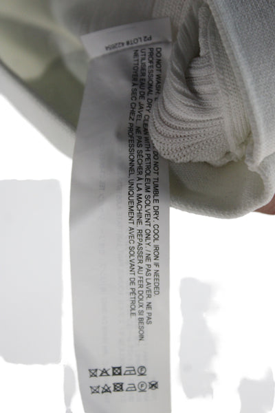 Theory Womens White Sweatpants 65% Rayon Pull On Casual Size PP