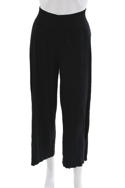Theory Womens Cropped Black Pants 89% Modal Size PP