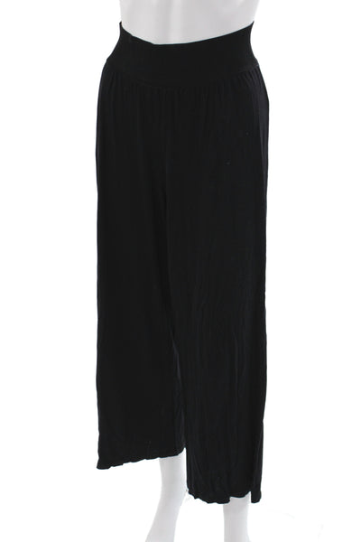 Theory Womens Cropped Black Pants 89% Modal Size PP
