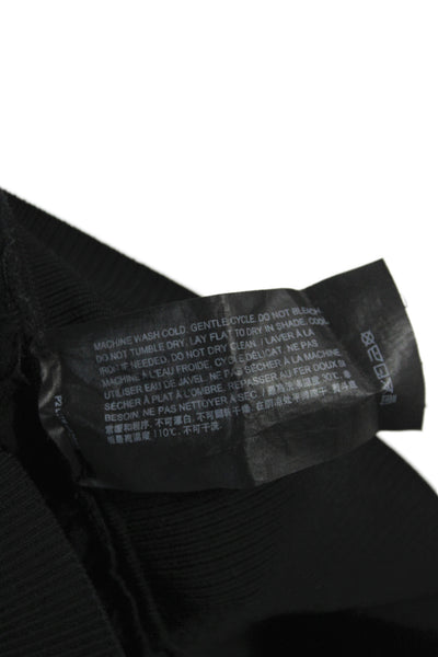 Theory Womens Cropped Black Pants 89% Modal Size PP
