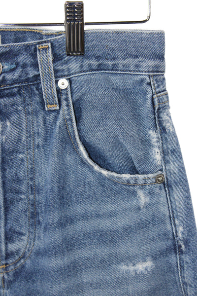 Citizens of Humanity Women Wide-Leg Jeans Blue High Rise 100% Cotton Size 23
