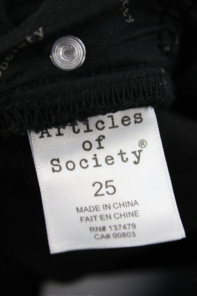 Articles of Society Womens Black Bootcut Jeans Size 25