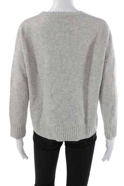 The Cashmere Project Womens Pullover Sweater Gray Crew Neck Cashmere Size XS