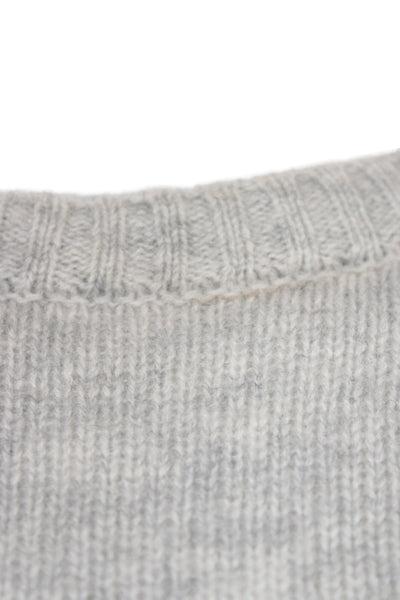 The Cashmere Project Womens Pullover Sweater Gray Crew Neck Cashmere Size XS