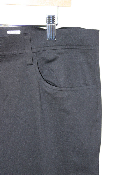Theory Mens Chino Pants Black Cotton Size 36