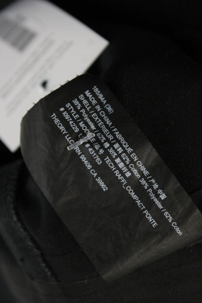 Theory Mens Chino Pants Black Cotton Size 36